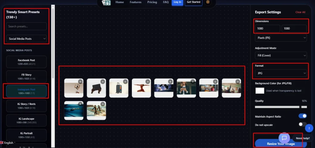 probatchresizer-tool-interface